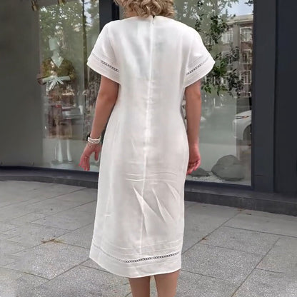 🦋🦋Loose Fit White Maxi Dress