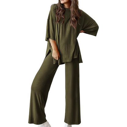 💖LAST DAY SALE 50% OFF💖Women's Casual Top & Pants Set