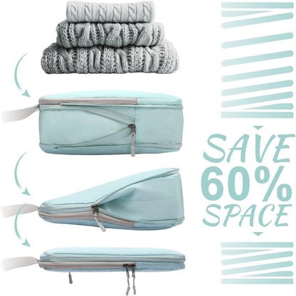 Travel Compression Packing Cubes 4-Piece Set