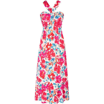 🌺Cross Halter Sleeveless Floral Printed Dress💃