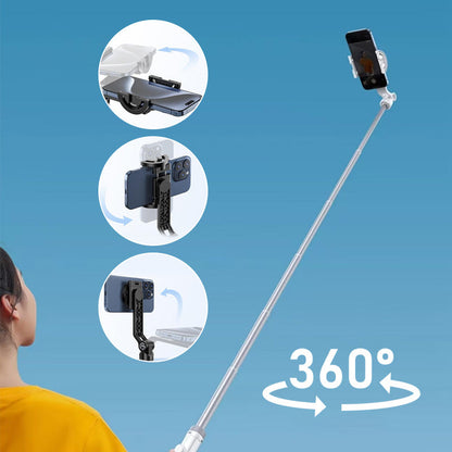 360° Magnetic & Clamping 2-in-1 Selfie Stick