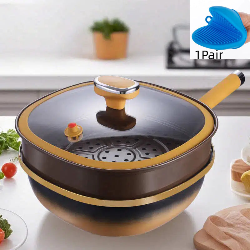 ⏳Limited Time 50% Off⏰12-Inch Titanium Alloy Nonstick Pan--⏳While Supplies Last