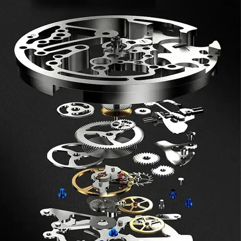 🎄Limited-time offer: 50% off🔥Men's Waterproof Roman Skeleton Automatic Mechanical Watch