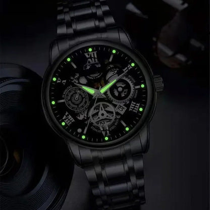 🎄Limited-time offer: 50% off🔥Men's Waterproof Roman Skeleton Automatic Mechanical Watch