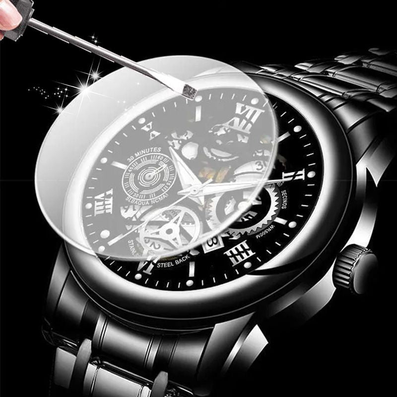 🎄Limited-time offer: 50% off🔥Men's Waterproof Roman Skeleton Automatic Mechanical Watch