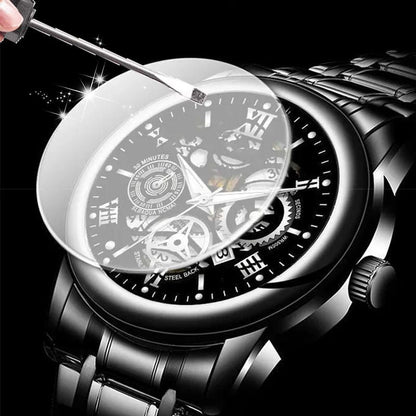 🎄Limited-time offer: 50% off🔥Men's Waterproof Roman Skeleton Automatic Mechanical Watch