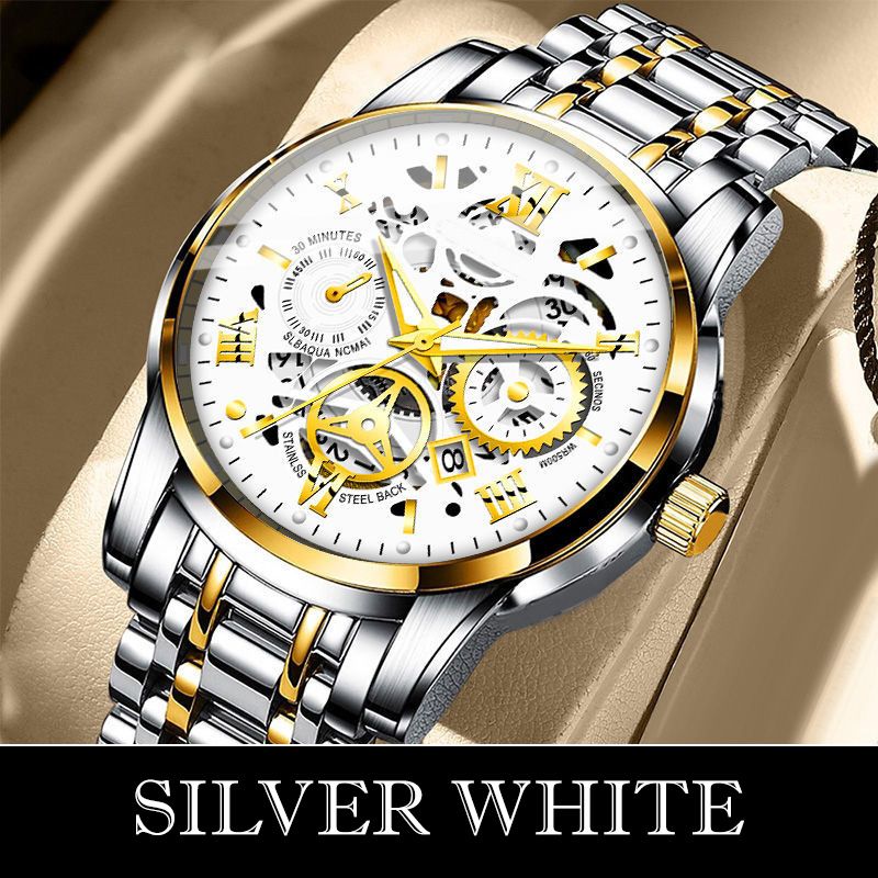 🎄Limited-time offer: 50% off🔥Men's Waterproof Roman Skeleton Automatic Mechanical Watch