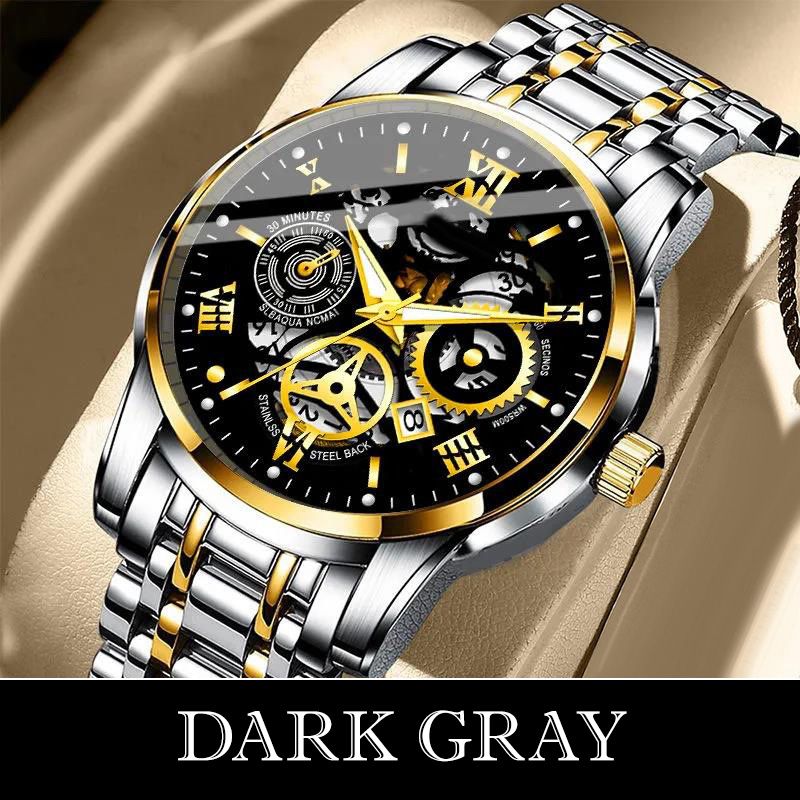 🎄Limited-time offer: 50% off🔥Men's Waterproof Roman Skeleton Automatic Mechanical Watch