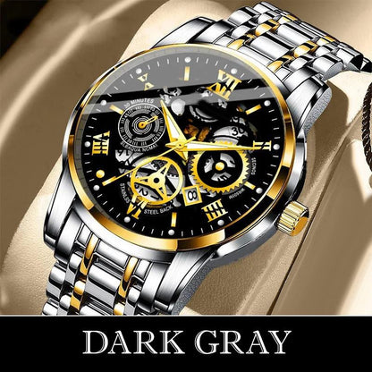 🎄Limited-time offer: 50% off🔥Men's Waterproof Roman Skeleton Automatic Mechanical Watch