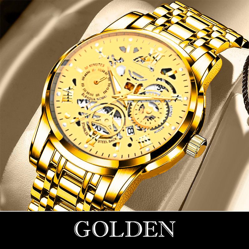 🎄Limited-time offer: 50% off🔥Men's Waterproof Roman Skeleton Automatic Mechanical Watch