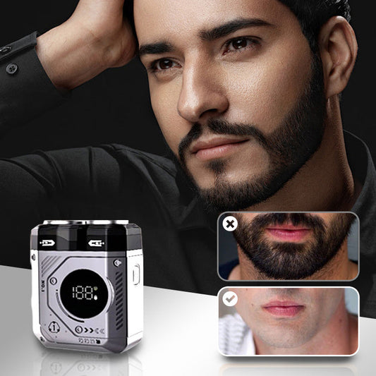 ⏰LAST DAY SALE 60% OFF🔥 Men's Portable Dual-Blade Washable Shaver