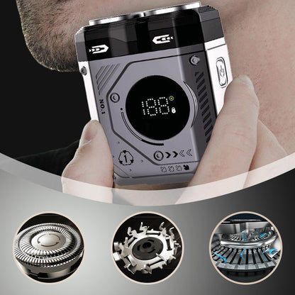 ⏰LAST DAY SALE 60% OFF🔥 Men's Portable Dual-Blade Washable Shaver