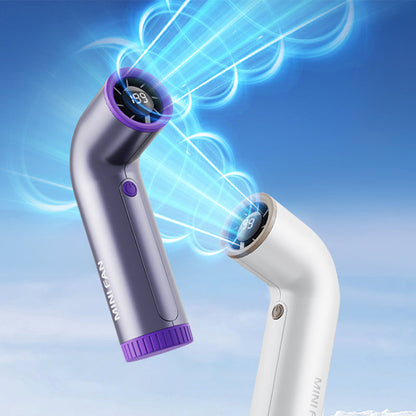 Portable Adjustable Curved Shaped Handheld Fan