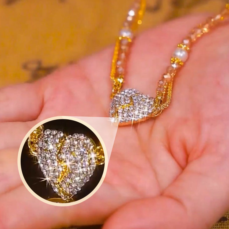 ⏳Time-limited Special⏰Magnetic Split Heart Matching Pendant Necklaces💖