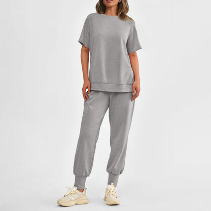 🌸New Arrival 50%OFF💖 Women’s Casual Loose Fit Two-Piece T-Shirt & Pants Tracksuit Set