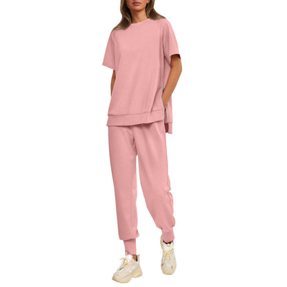 🌸New Arrival 50%OFF💖 Women’s Casual Loose Fit Two-Piece T-Shirt & Pants Tracksuit Set