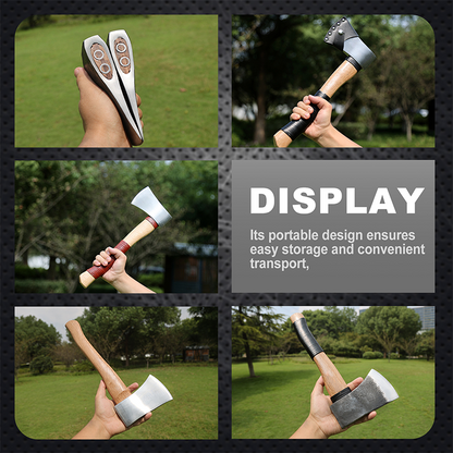 Durable Hatchet with Wood Handle