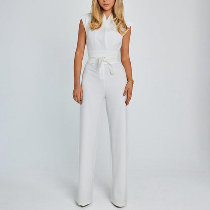 💗Summer Specials 50% OFF✨Women's Sleeveless Wide-Leg Jumpsuit