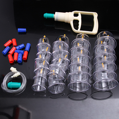 Thickened Vacuum Cupping Set with Suction Pump