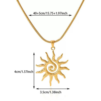 🎁Sale For 50% OFF🎁🔆Elegant Stylish Openwork Sun Necklace💕💎