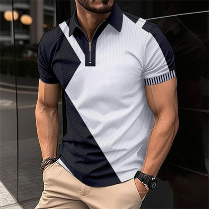 📢2026 New Model Special Offer-Men's Fashion Breathable Quarter-Zip T-Shirt