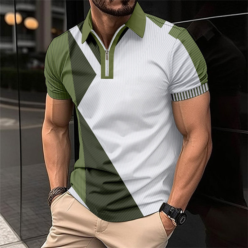 📢2026 New Model Special Offer-Men's Fashion Breathable Quarter-Zip T-Shirt