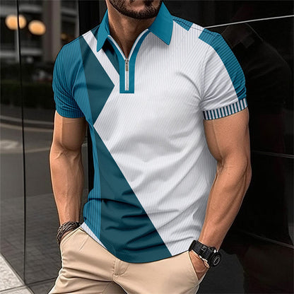 📢2026 New Model Special Offer-Men's Fashion Breathable Quarter-Zip T-Shirt