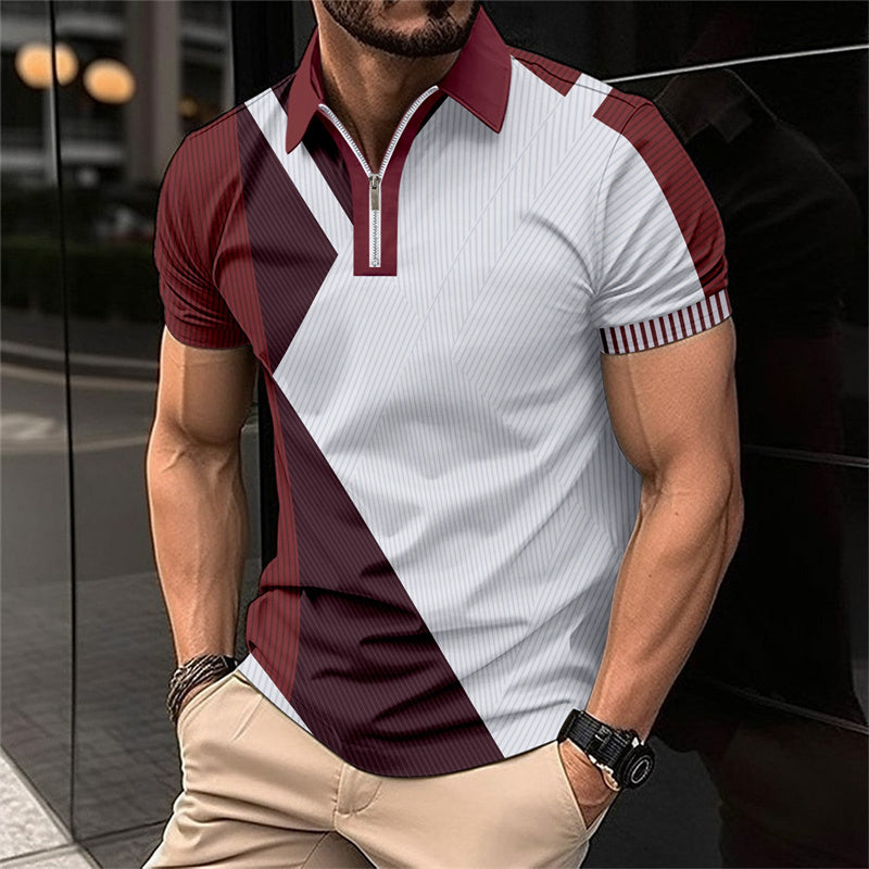 📢2026 New Model Special Offer-Men's Fashion Breathable Quarter-Zip T-Shirt