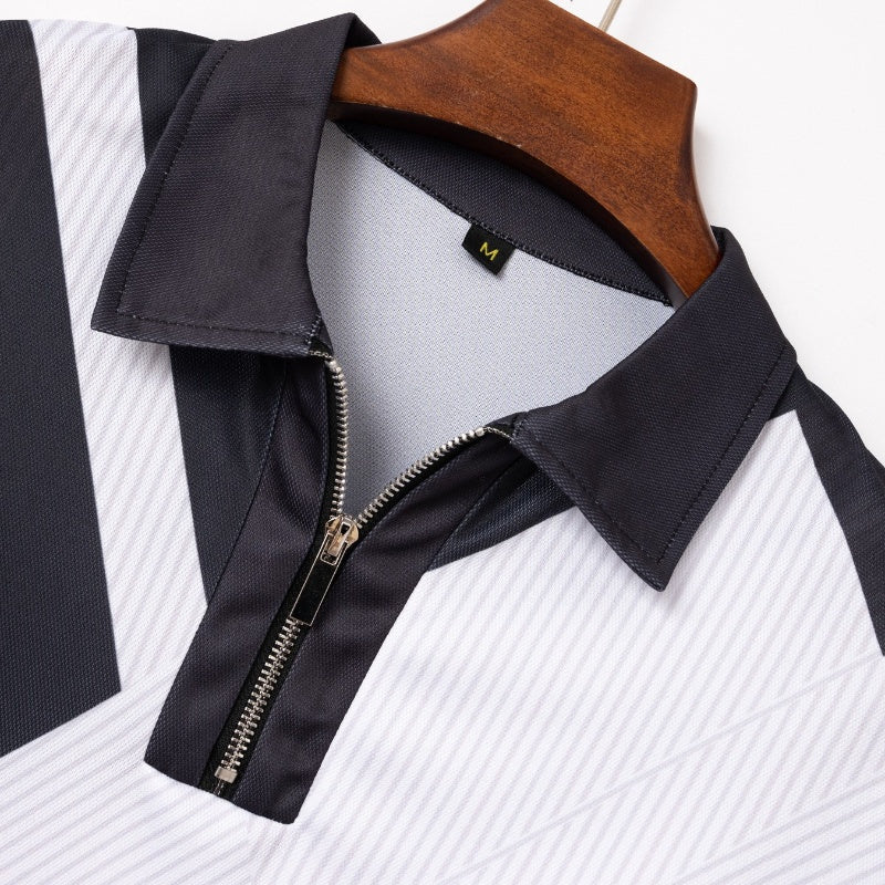 📢2026 New Model Special Offer-Men's Fashion Breathable Quarter-Zip T-Shirt