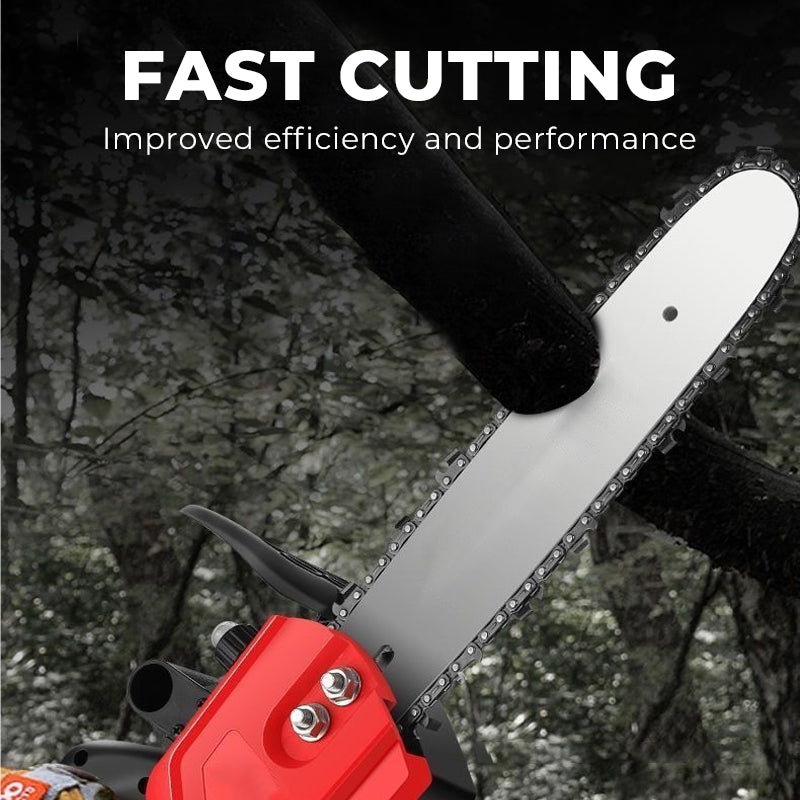 🔥Cordless high-power lithium battery chainsaw - 🎁Limited-time gift tool kit!