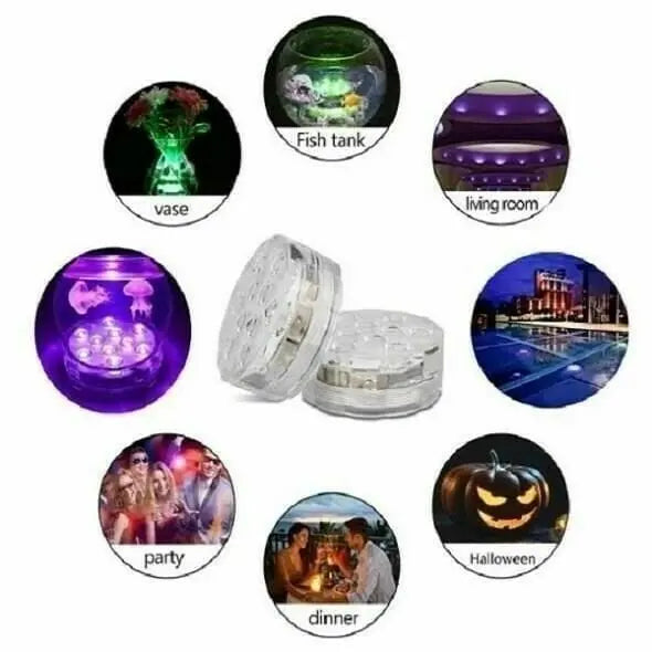 📢📢Last-day special-Underwater LED lights (with wireless remote control)