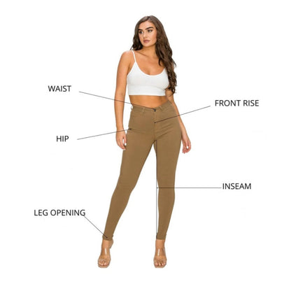 Women's High-Waisted Stretchy Slim-Fit Jeans