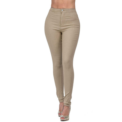 Women's High-Waisted Stretchy Slim-Fit Jeans