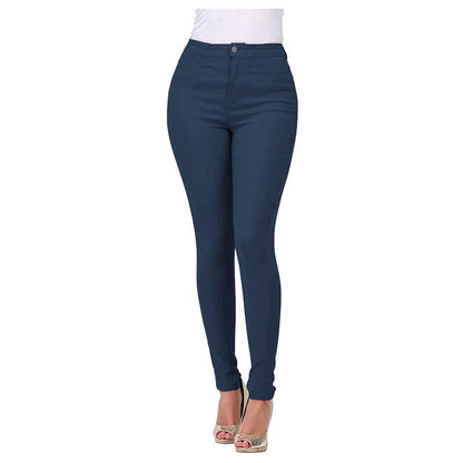 Women's High-Waisted Stretchy Slim-Fit Jeans