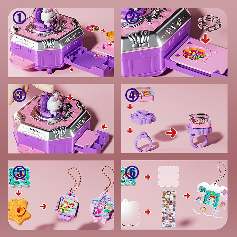 DIY Charm-Making Toy Kit for Kids