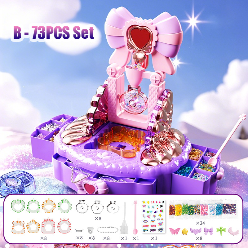 DIY Charm-Making Toy Kit for Kids