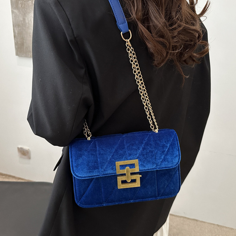Fashion Chain Strap Quilted Square Bag
