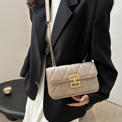 Fashion Chain Strap Quilted Square Bag