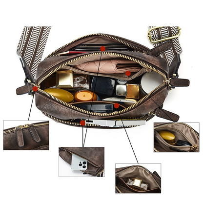 Women's Multi-Pocket Crossbody Bag