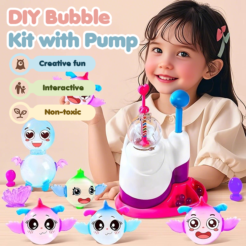 DIY Bubble Kit with Pump for Kids