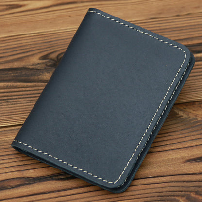 Vintage Artificial Leather Bifold Wallet