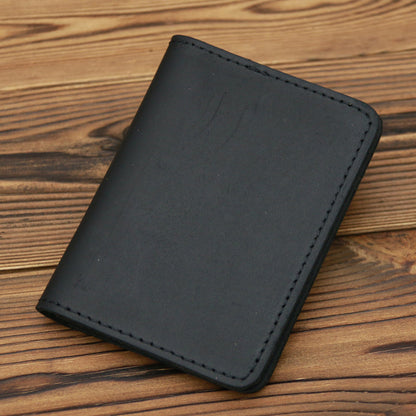 Vintage Artificial Leather Bifold Wallet