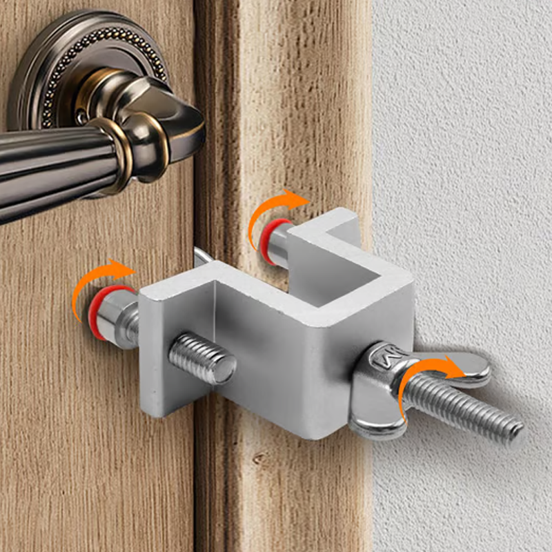 🔥 LAST DAY PROMOTION - 50%OFF 🔥 Heavy-Duty Portable Door Lock for Security