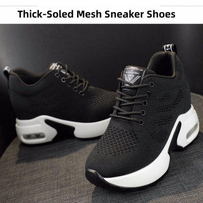 Thick-Soled Mesh Sneaker Shoes