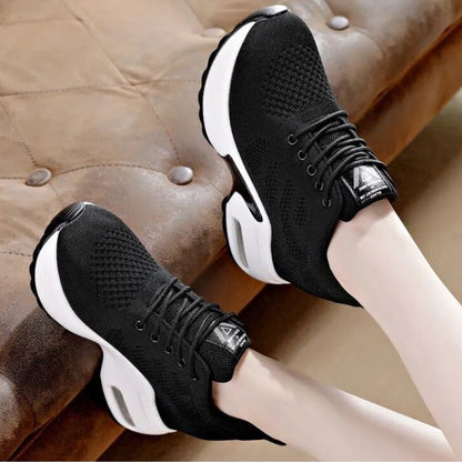 Thick-Soled Mesh Sneaker Shoes