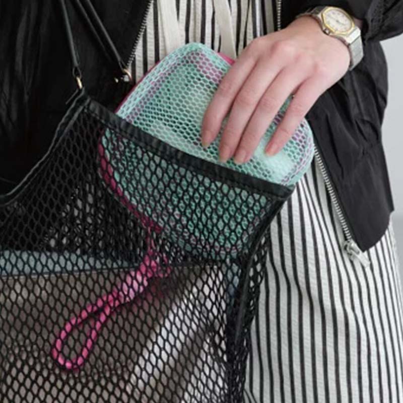 ✨Buy 1 Get 1 Free✨ Portable Mesh Color-Block Organizer Bag