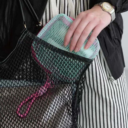 ✨Buy 1 Get 1 Free✨ Portable Mesh Color-Block Organizer Bag