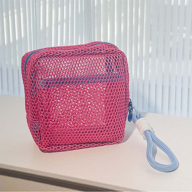 ✨Buy 1 Get 1 Free✨ Portable Mesh Color-Block Organizer Bag