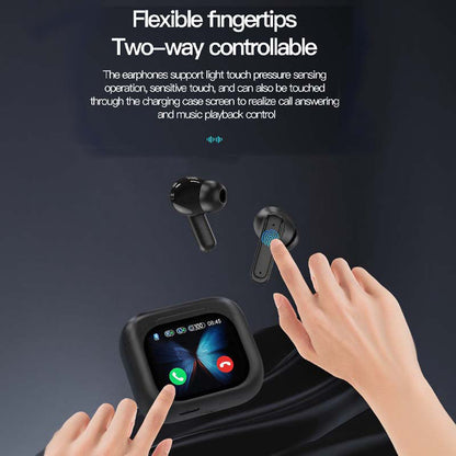 Compact Touch-Control Clear-Sound Earbuds