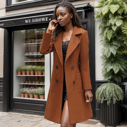 💜 LAST DAY PROMOTION - 50%OFF 💜 Women's Classic Mid-Length Elegant Coat